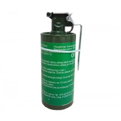 Green smoke grenade